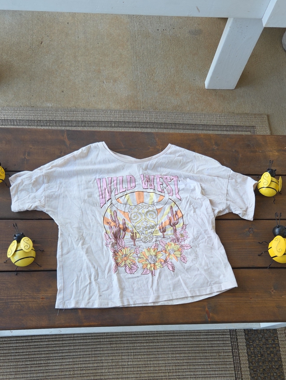 wonder nation Pastel Wild West Graphic Tee - Light Pink
